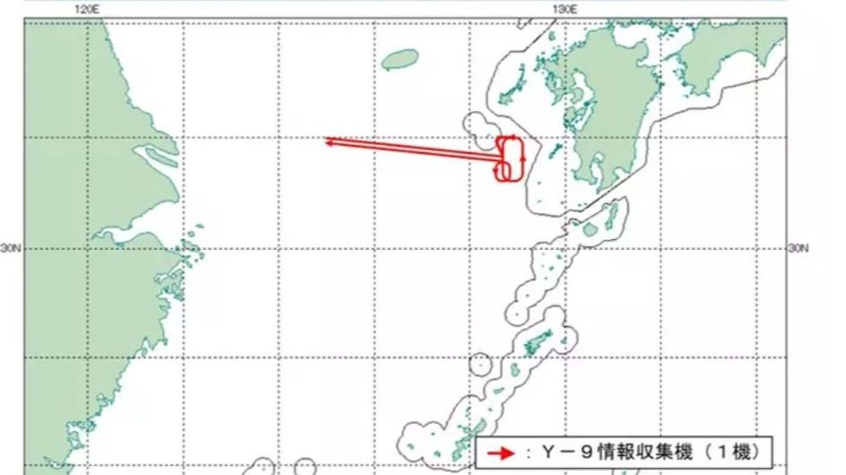 Entrada de un avión chino en el espacio aéreo japonés