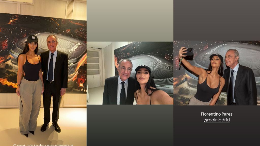 Kim Kardashian y Florentino Pérez