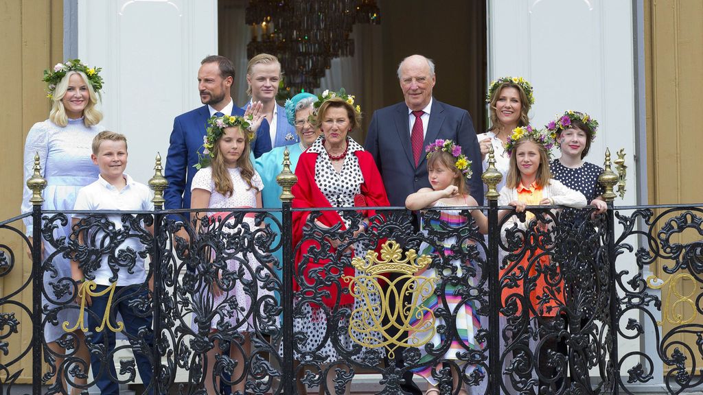 La Familia Real noruega y Marius Borg en una imagen de archivo.