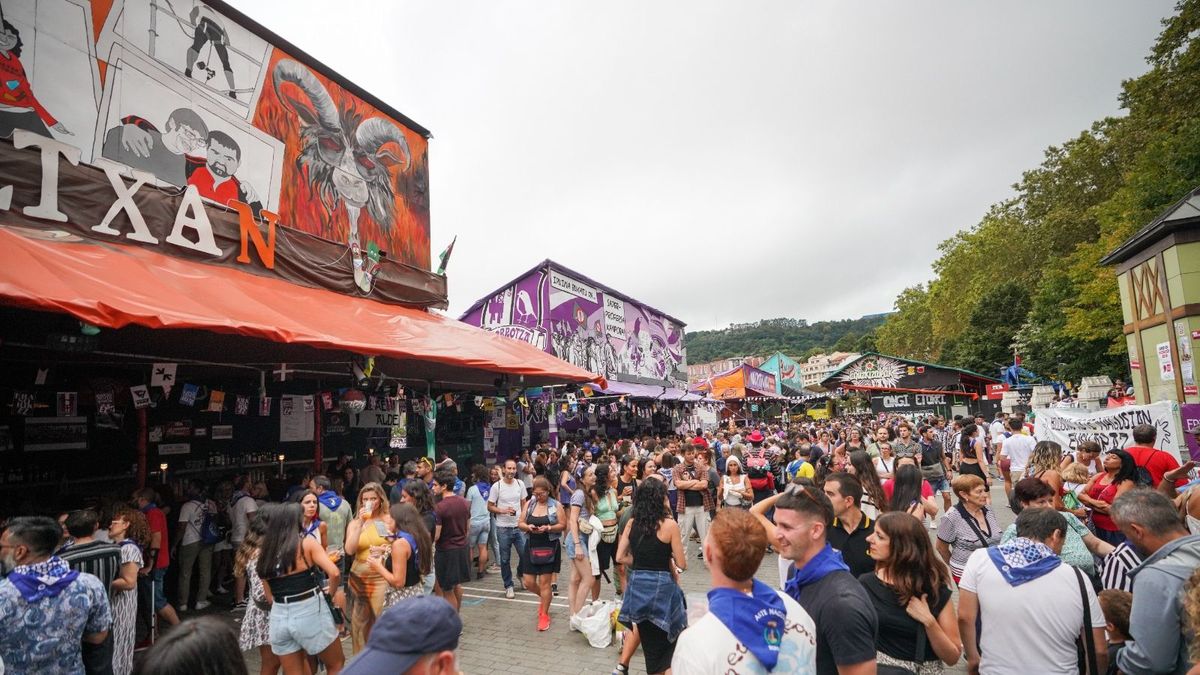 Las Txonas, el recinto festivo de las fiestas de bilbao