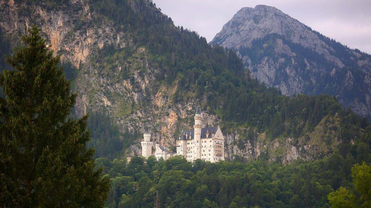 El castillo de Neuschwanstein, en Hohenschwangau, Alemania