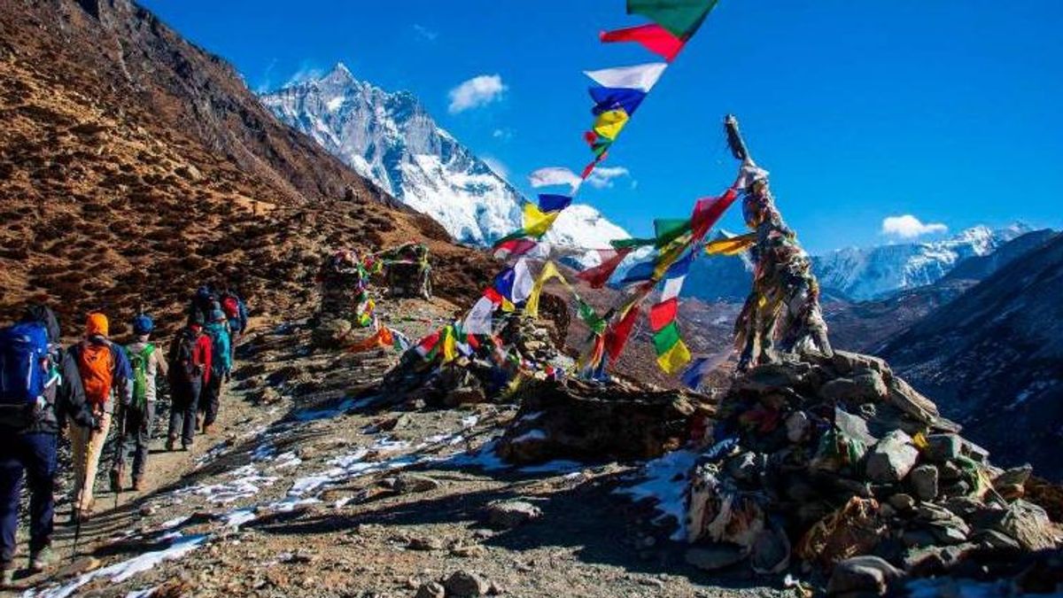 Imagen de una zona de senderismo en Nepal.