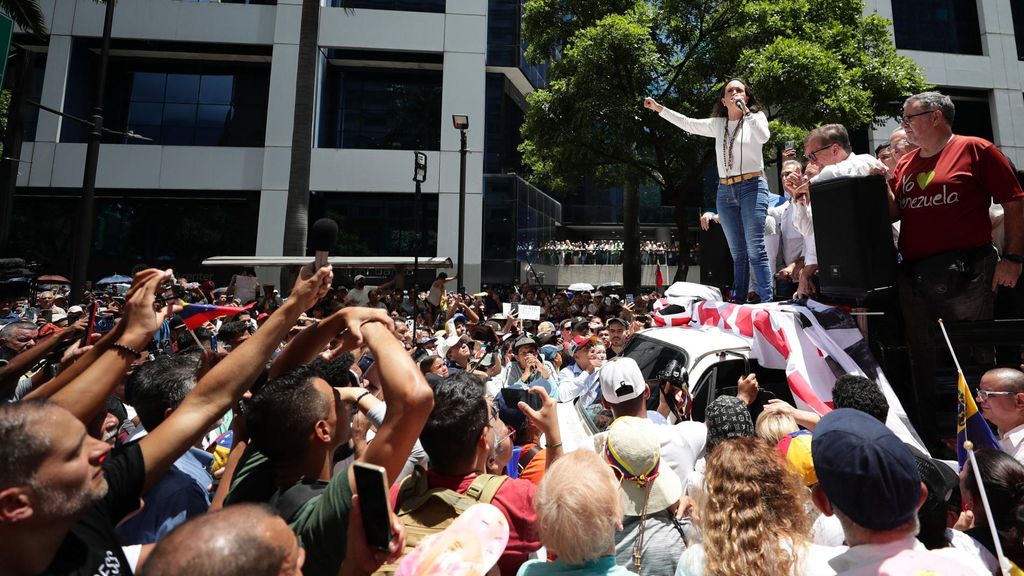 Manifestación en Caracas