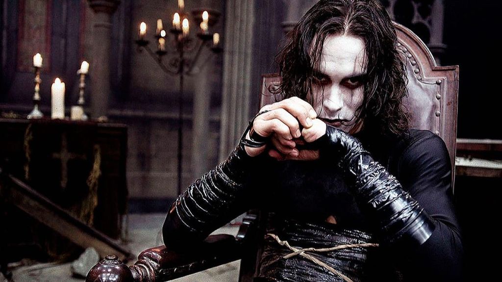 Brandon Lee en 'El Cuervo'.