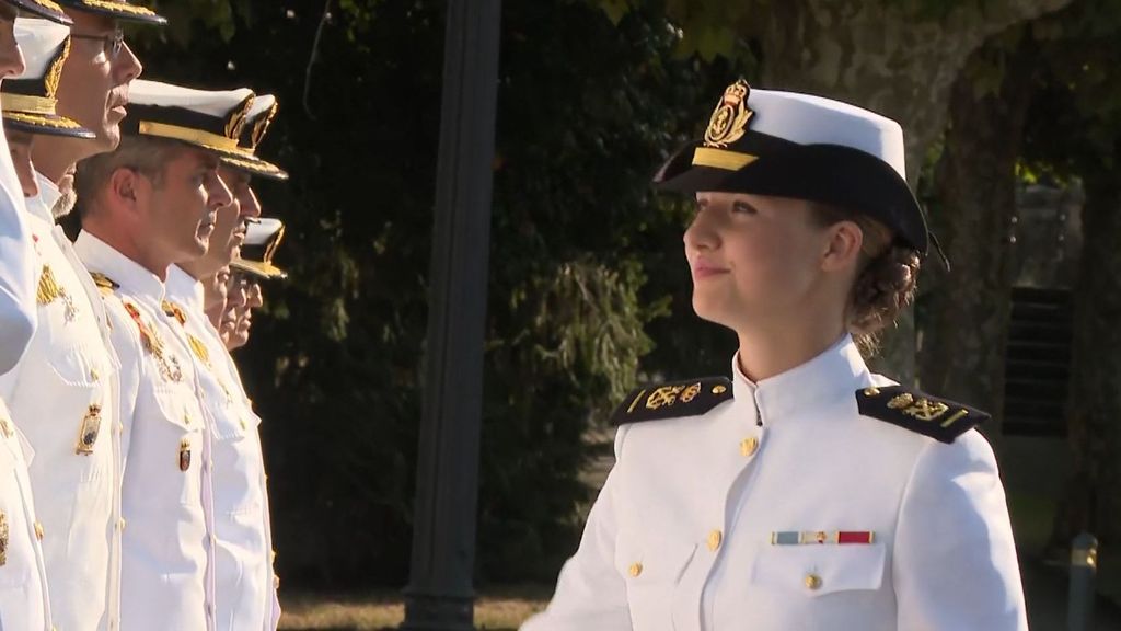 El emotivo mensaje de la princesa Leonor tras ingresar en la Escuela Naval de Marín