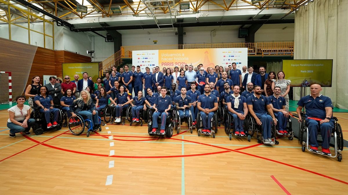 Foto del equipo español de los Juegos Paralímpicos de París 2024