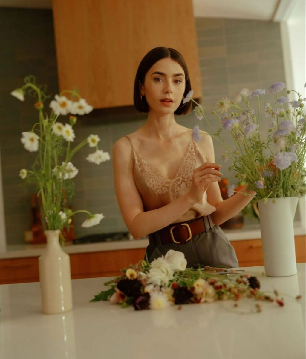 La cocina de Lily Collins