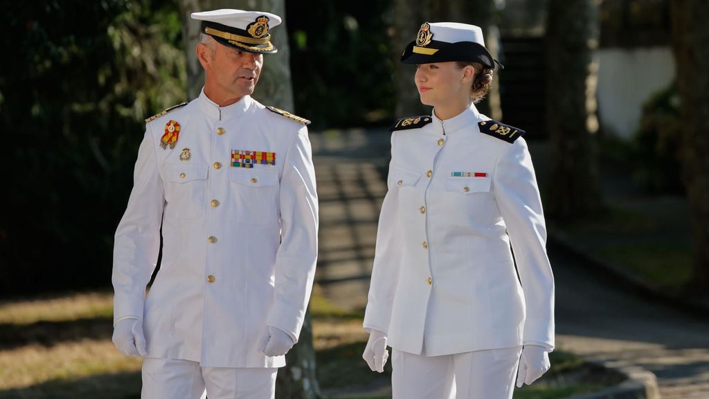 La princesa Leonor ingresa en la Escuela Naval Militar de Marín, Pontevedra