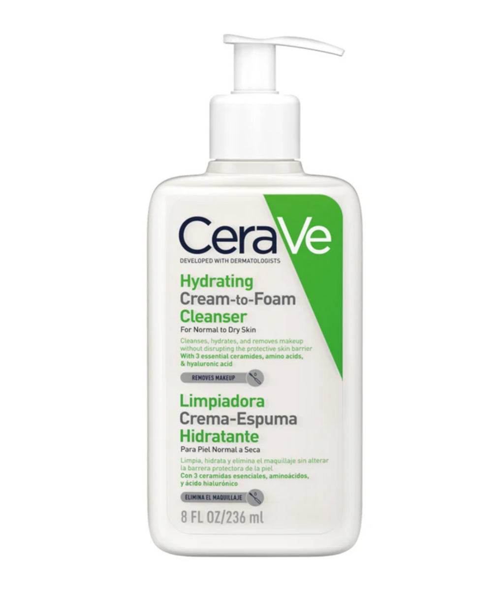 Limpiador facial de CeraVe.