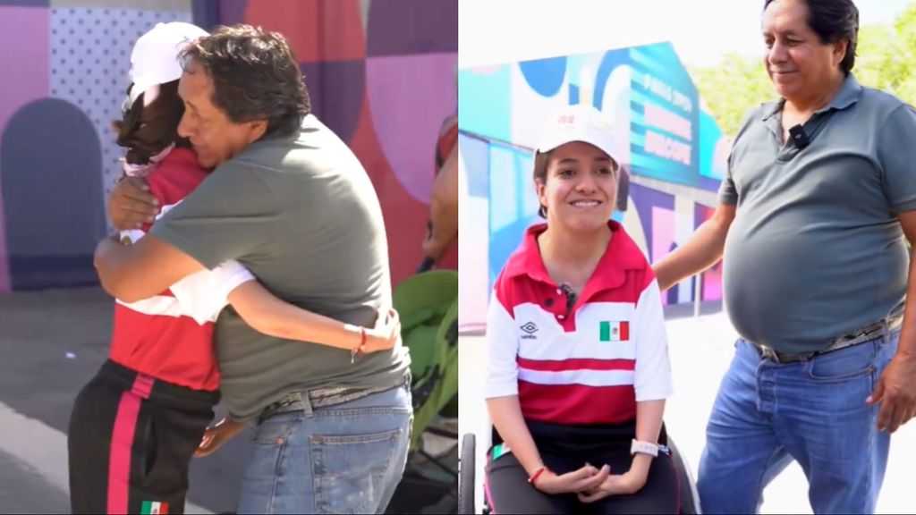 Un padre sorprende a una paranadadora mexicana