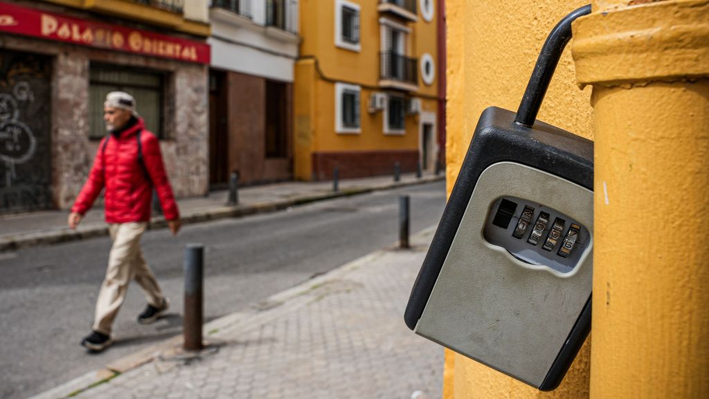 Candado para llaves de un apartamento turístico