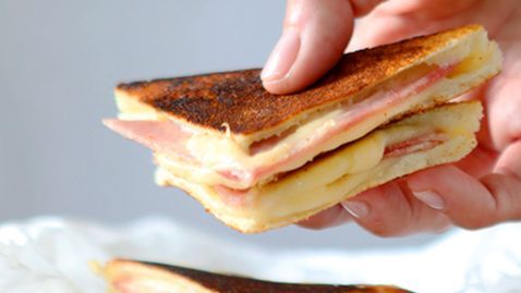 El sándwich mixto de La Bikineria en Barcelona El sándwich mixto de La Bikineria en Barcelona