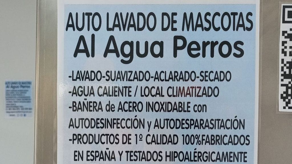 Instrucciones para el autolavado de mascotas