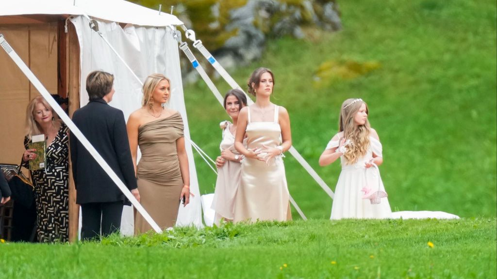 Leah Isadora y Emma Tallullah en la boda de Marta Luisa de Noruega