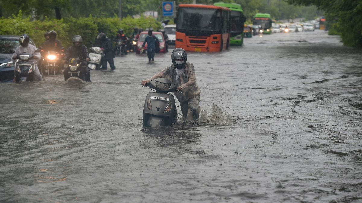 Archivo - Inundaciones en India.