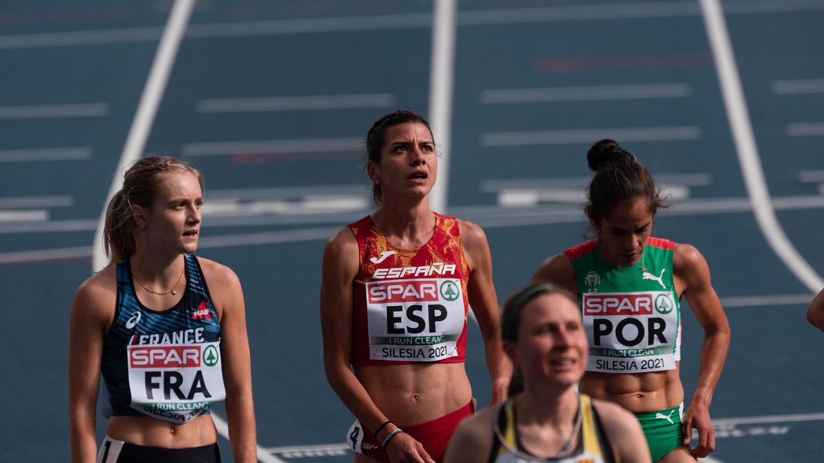 Archivo - La atleta española Irene Sánchez-Escribano, en la European Athletics Super League Team Championships Silesia 2021.