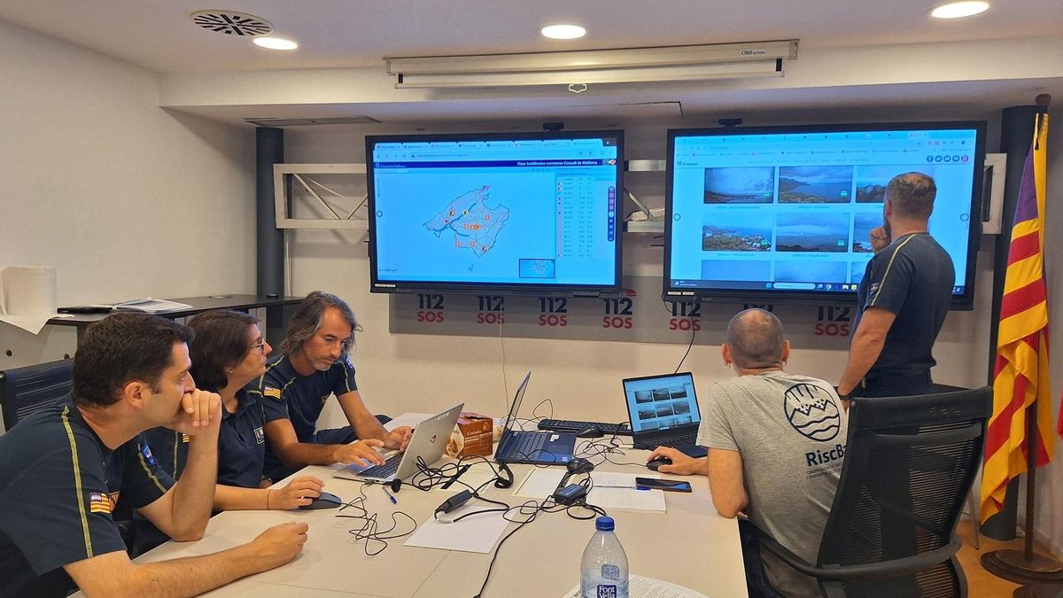 Sala de control de Emergencias de Baleares