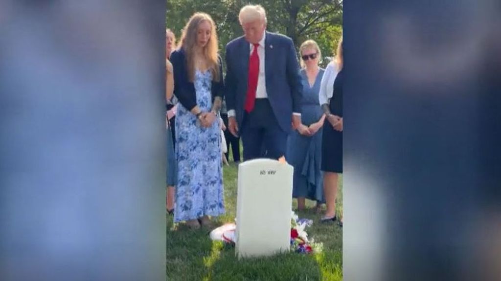 Un incidente en el cementerio de Arlington enfrenta a Donald Trump y a Kamala Harris