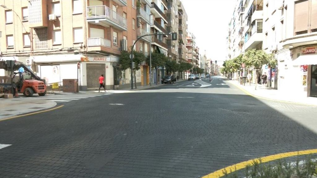 Una cámara térmica constata el intenso calor de las zonas verdes en Murcia