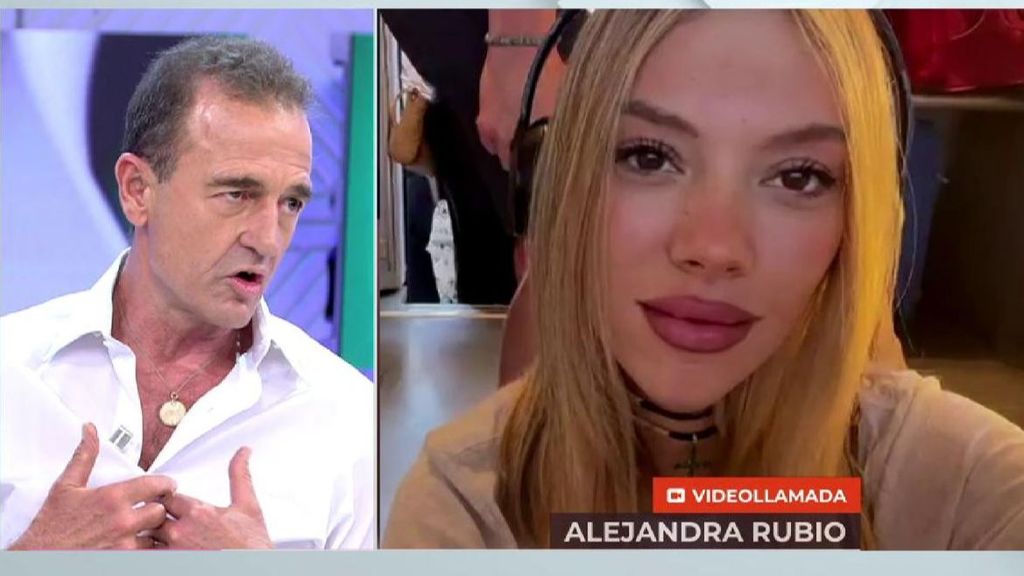 Alejandra Rubio y Lequio, cara a cara en el estreno de la colaboradora: "No quiero ninguna bronca, está claro que no tenemos la misma opinión"