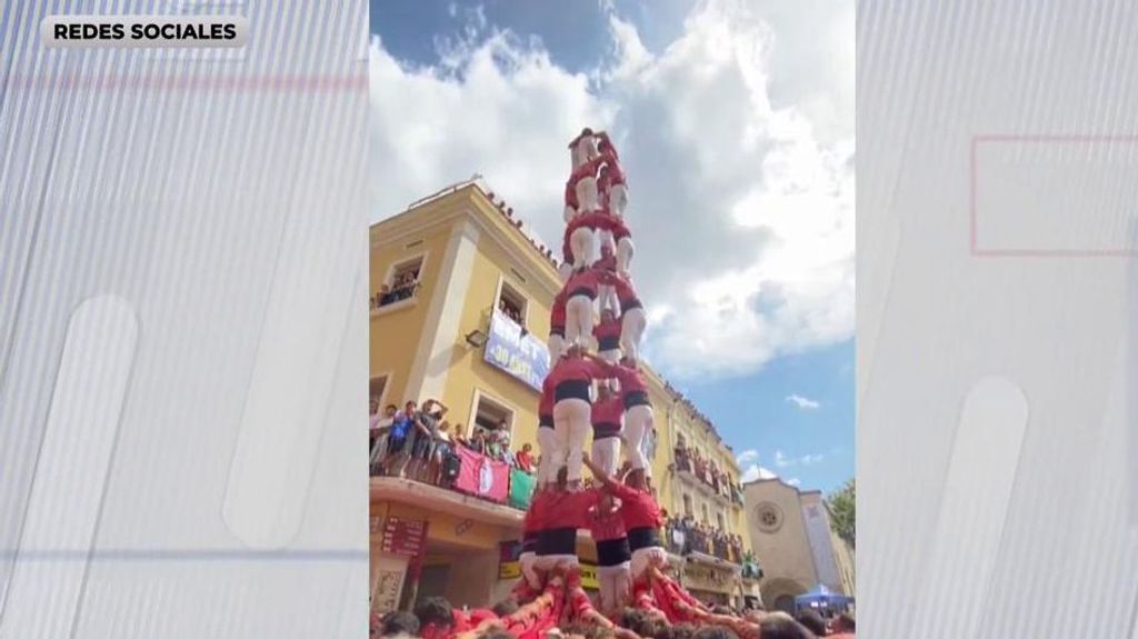 Castell humano en Villafranca del Penedès