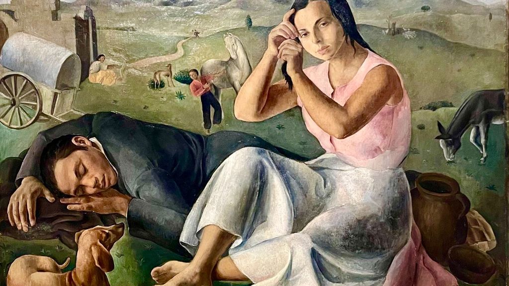 Detalle de 'Gitanos', obra de 1934.