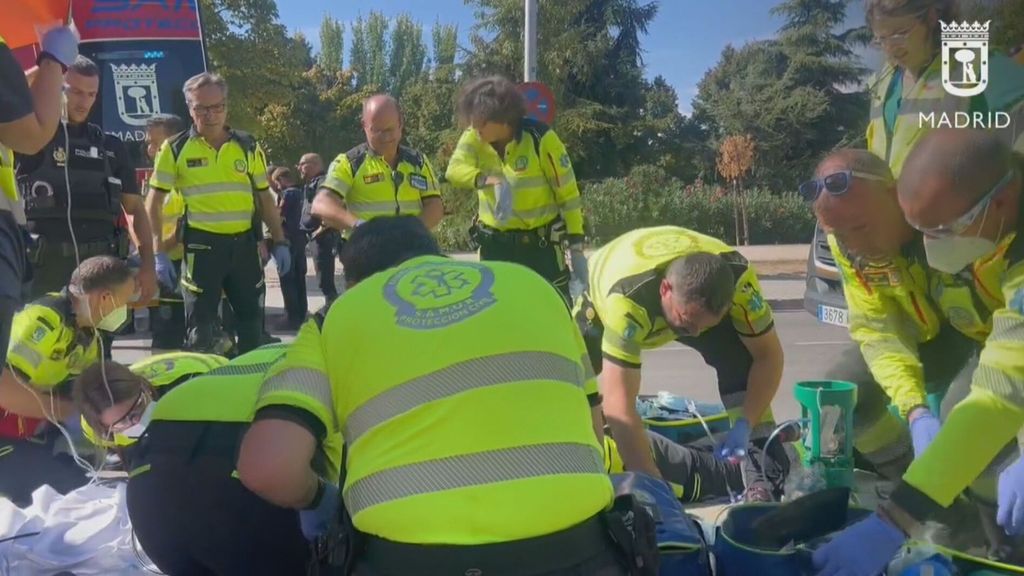 Herida grave una mujer tras ser arrollada por su pareja con el coche en Madrid