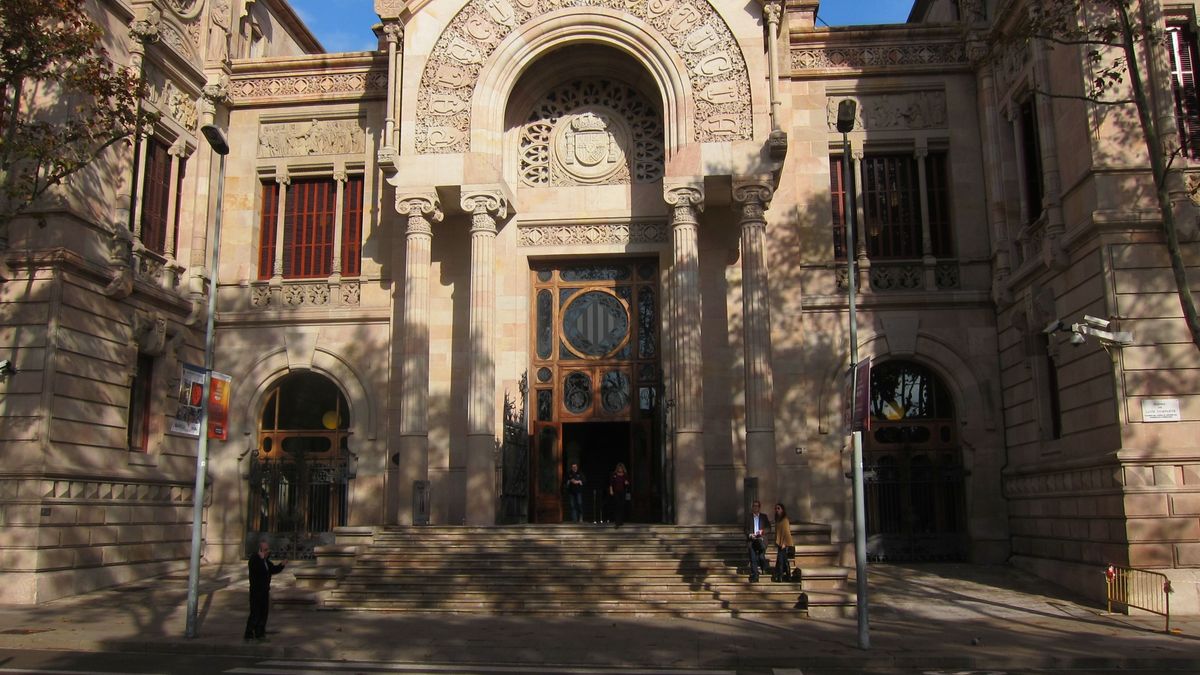 Fachada del Palau de Justícia, sede del Tribunal Superior de Justicia de Catalunya (TSJC) y de la Audiencia de Barcelona