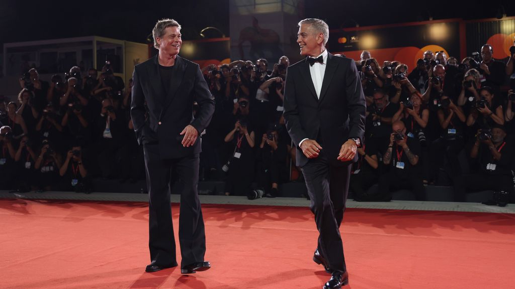 George Clooney y Brad Pitt