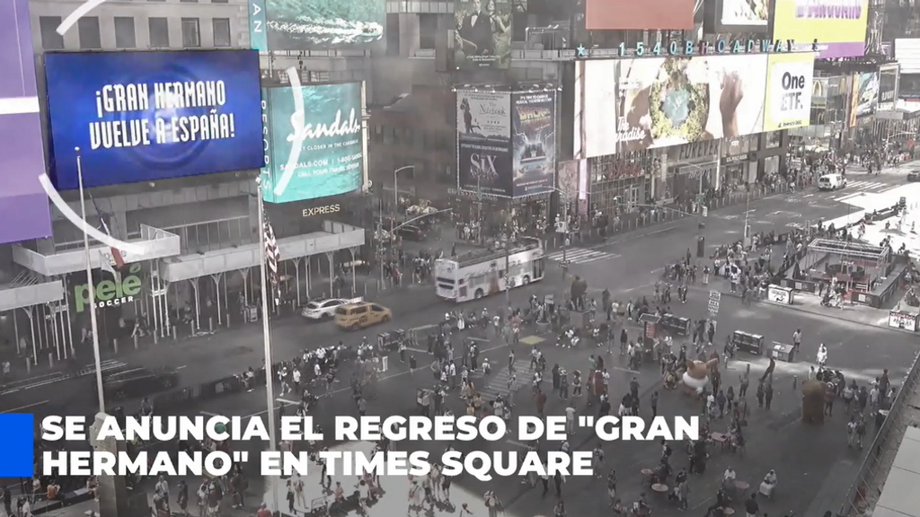 La monumental sorpresa de ‘Gran Hermano’ en Nueva York: descubre los spots de la vuelta del reality show desde Times Square