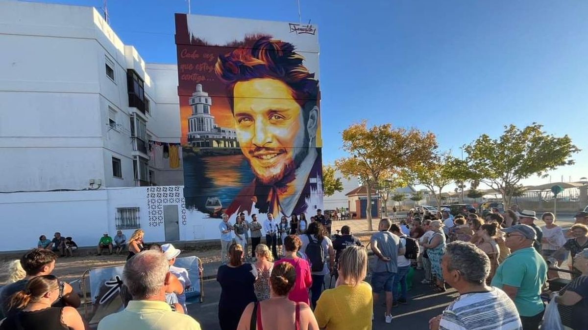 Mural de Manuel Carrasco en Isla Cristina, Huelva