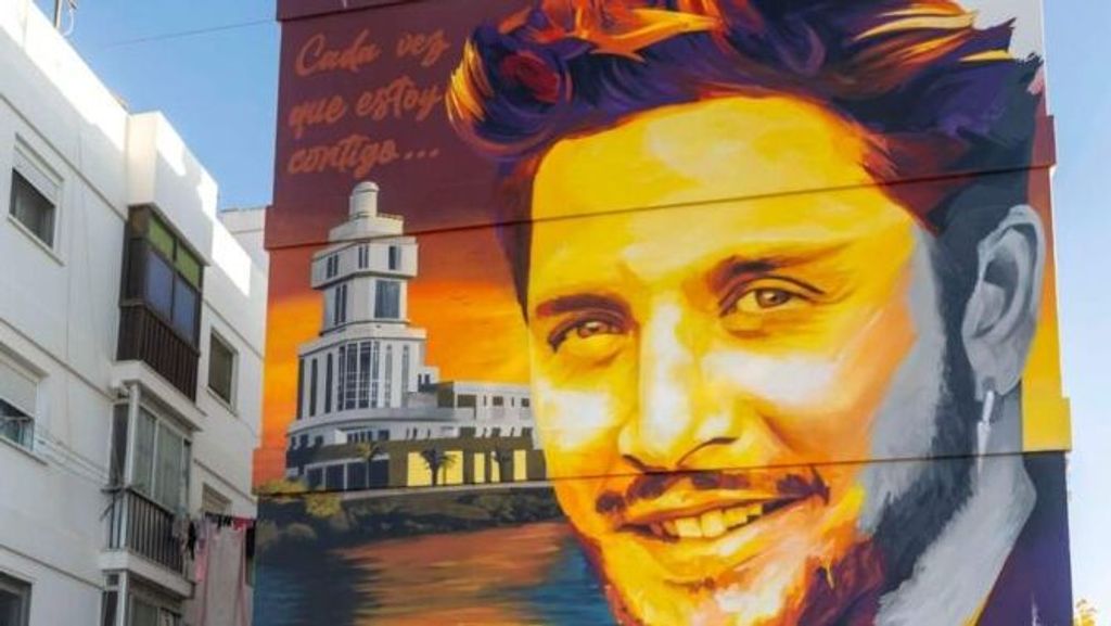 Parte del mural de Manuel Carrasco en Isla Cristina