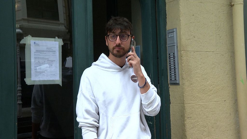 Alexandro Lorenziposa, estudiante estafado por piso en  Donostia