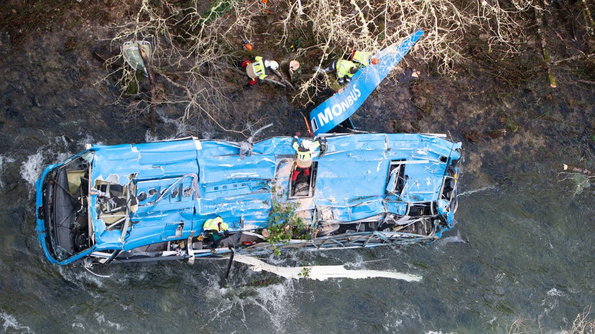 Archivan la causa penal contra el conductor del autocar accidentado en Nochebuena de 2022