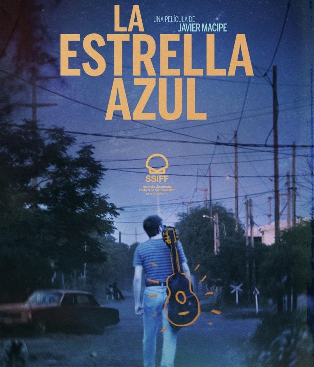 Cartel oficial de 'La estrella azul'