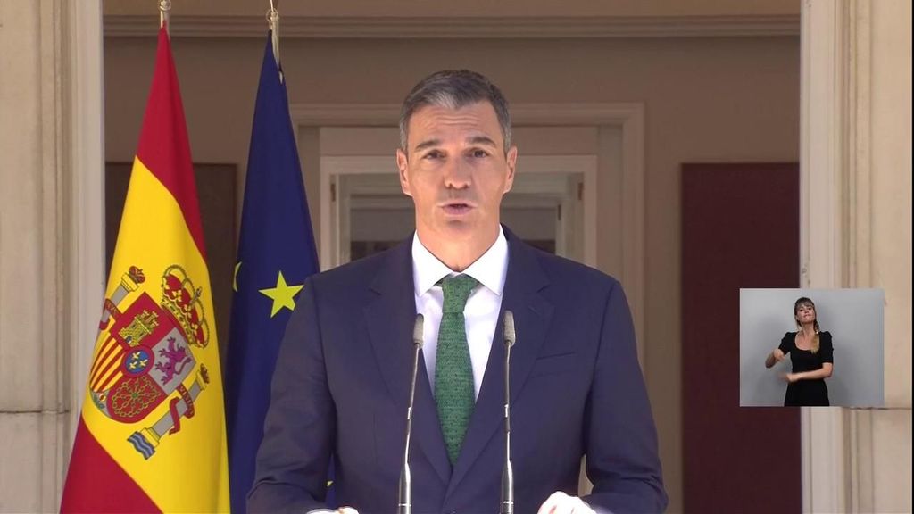 El presidente del Gobierno, Pedro Sánchez