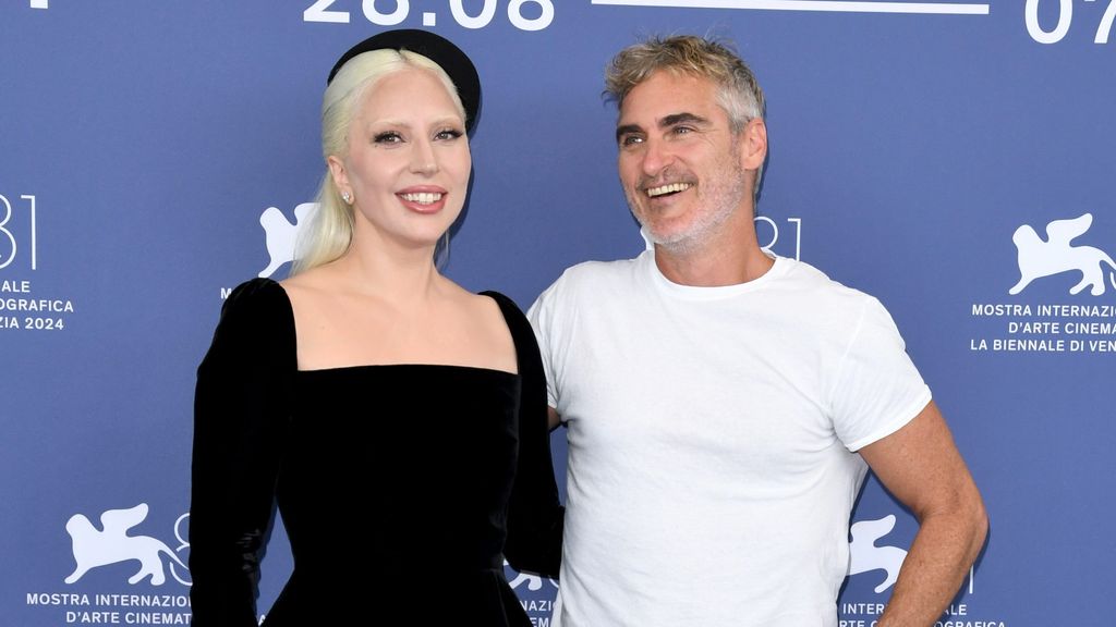 Lady Gaga y Joaquin Phoenix presentan en el Festival de Cine de Venecia la segunda parte del 'Joker'