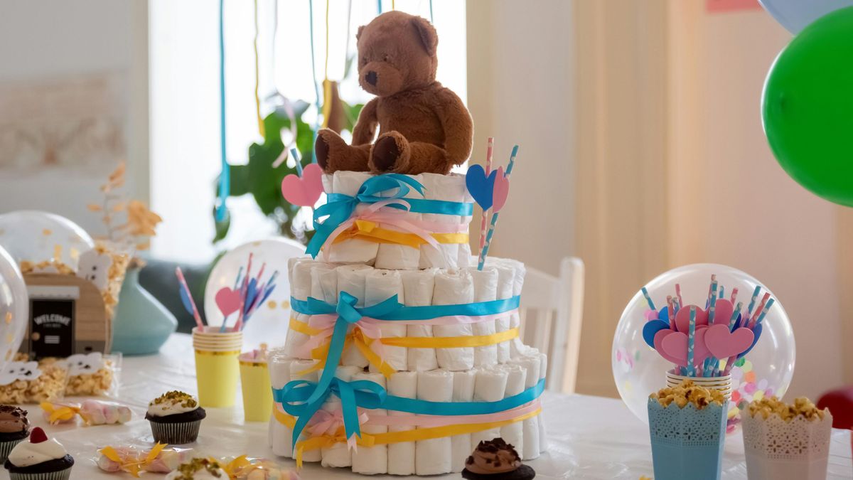 Las tartas de pañales son el regalo perfecto para una baby shower