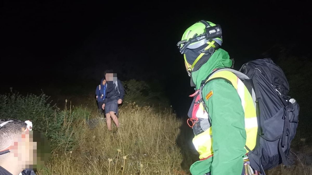 Los montañeros fueron rescatados en la madrugada del miércoles en Pico Tres Marías