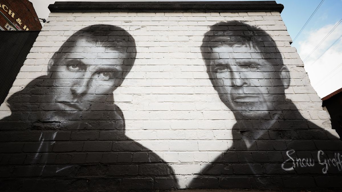 Mural de Oasis en Manchester