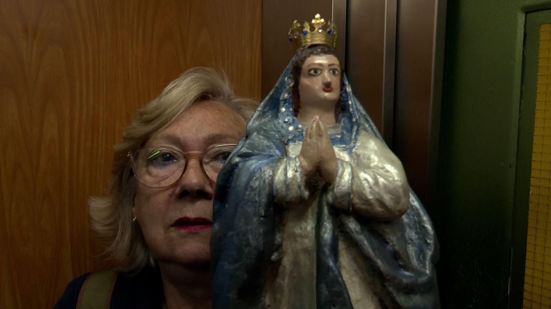 La restauradora de la Virgen de la Guía habla de su vínculo con ella: &quot;Estamos encantadas de estar juntas&quot;