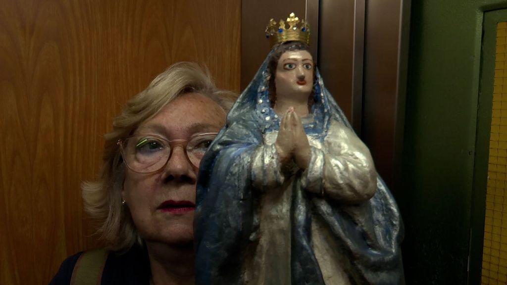 La restauradora de la Virgen de la Guía habla de su vínculo con ella