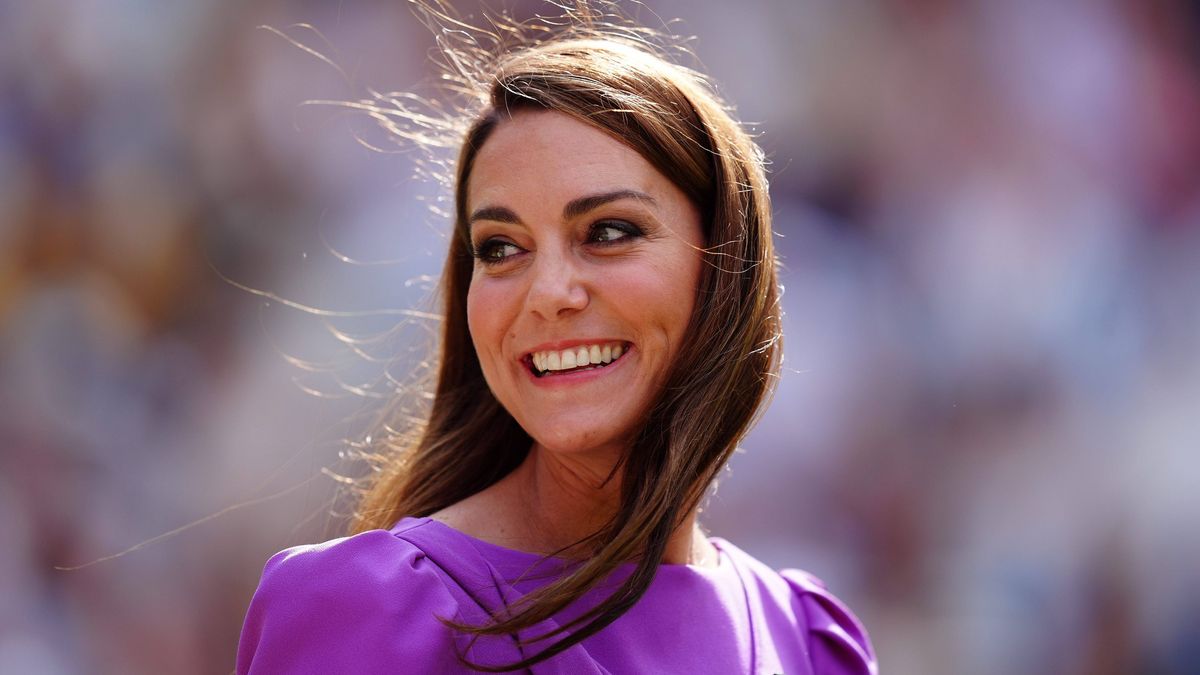 Kate Middleton en la final de Wimbledon 2024.