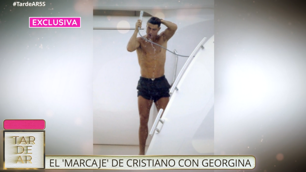 La ducha de Cristiano Ronaldo