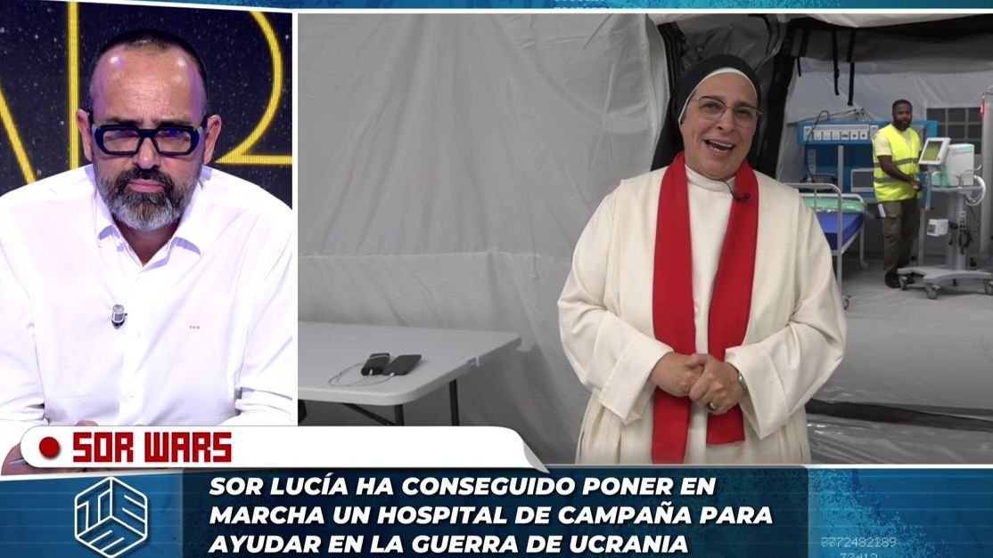 Las bonitas palabras de Risto a Sor Lucía tras conseguir un hospital de campaña para Ucrania: &quot;Esta es la Iglesia en la que yo creo&quot;