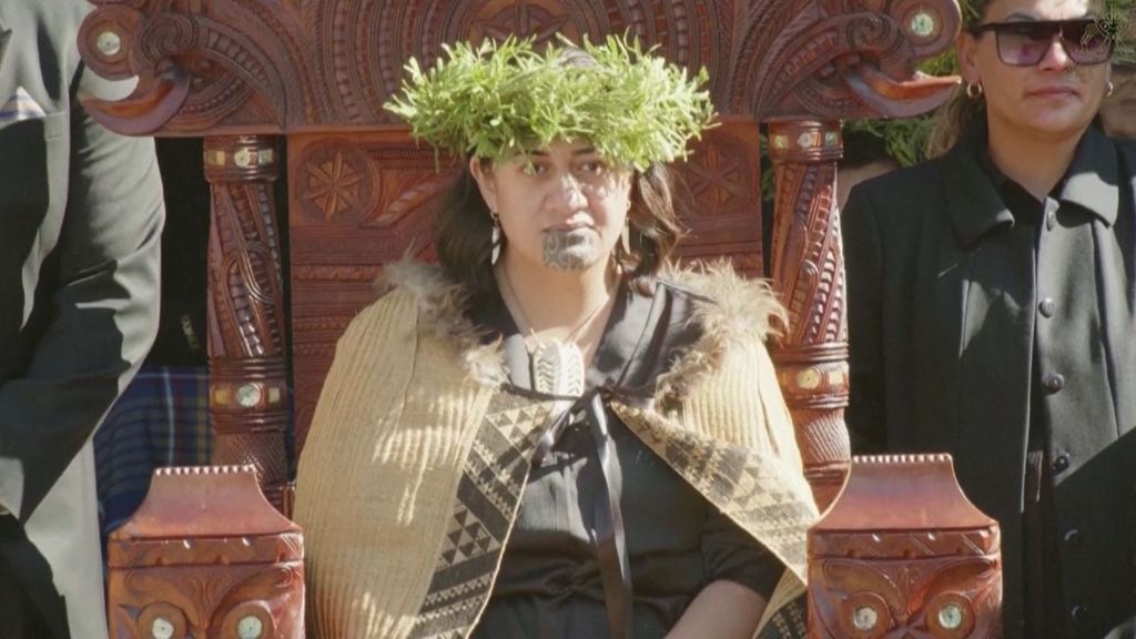 Nga wai hono i te po, la reina de los indígenas maoríes de Nueva Zelanda tras la muerte de su padre