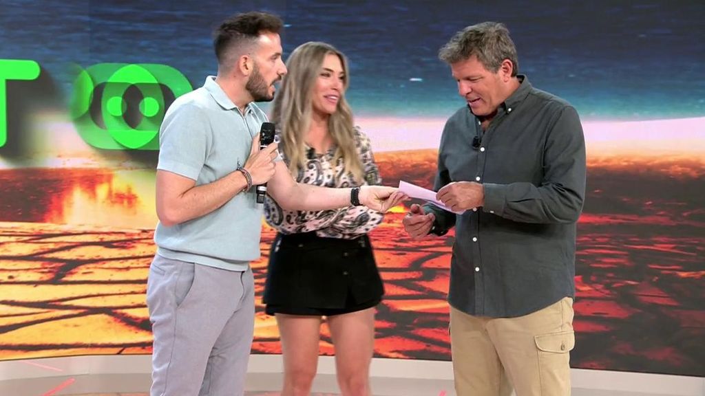 El directo sorprende a los presentadores de 'Tiempo al tiempo'