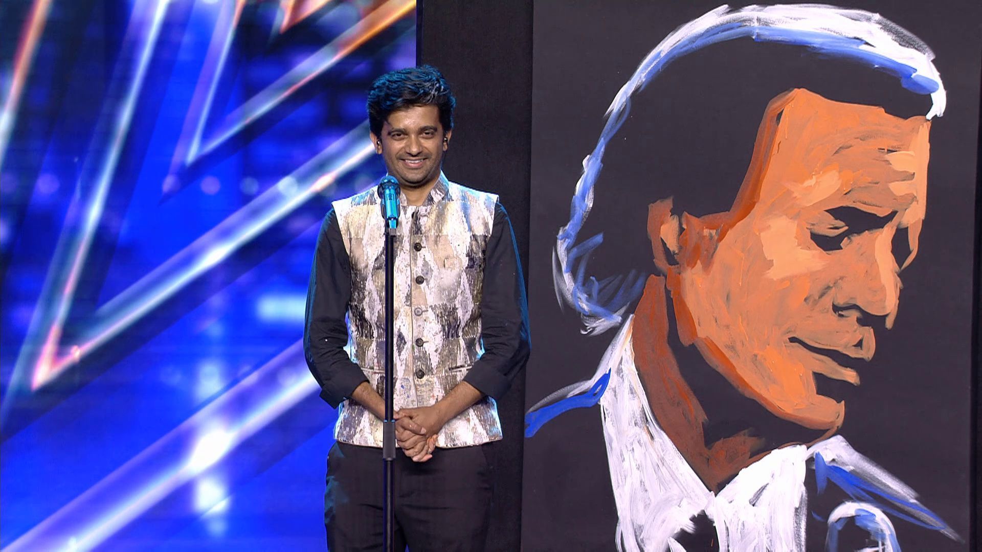 Julio Iglesias “sneaks” into ‘Got Talent’ through the art of Vilas Nayak: “I love Uncle Julio”