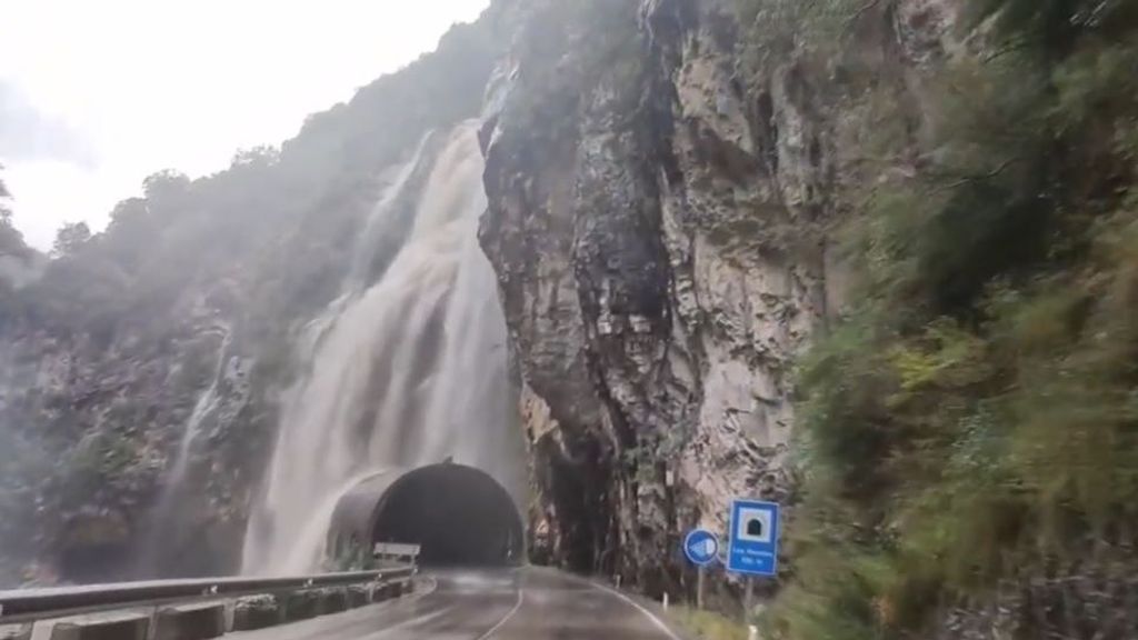 Cerrados los túneles de Bielsa y Somport debido a las intensas lluvias en Huesca