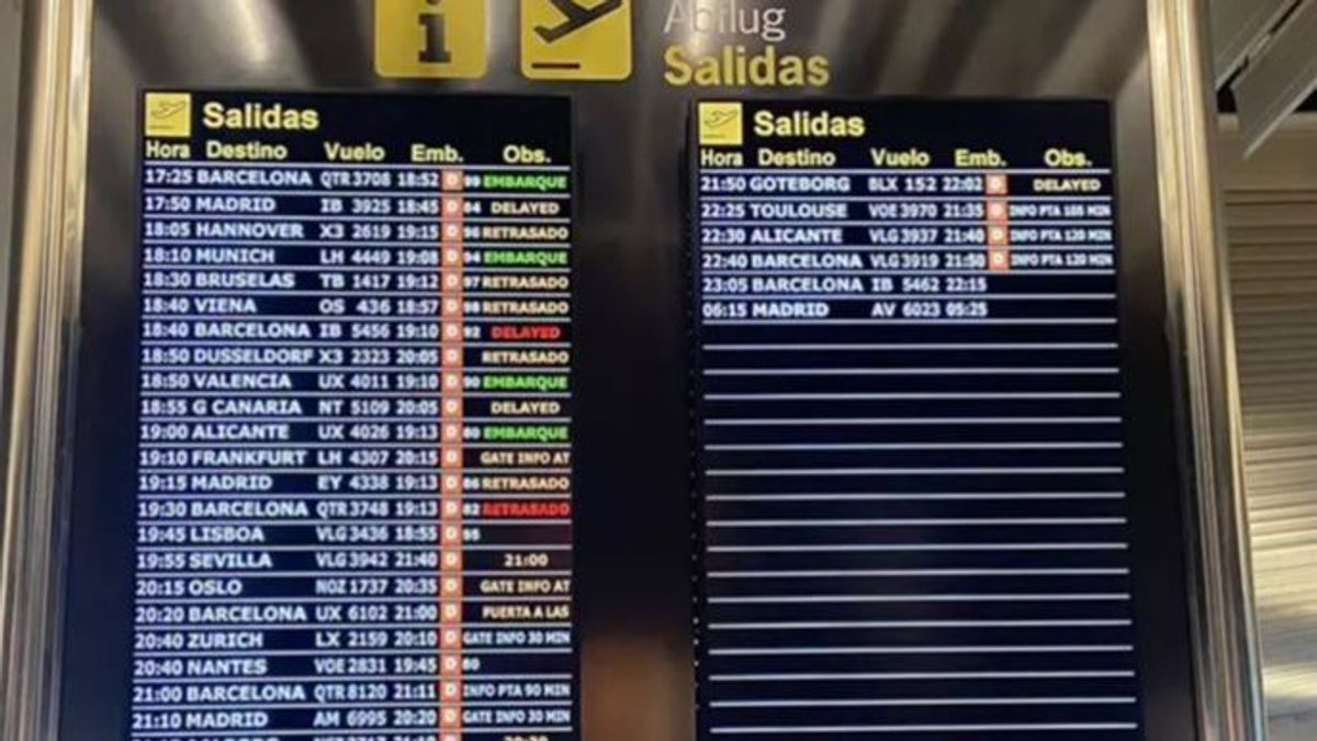 Activan regulaciones de seguridad en aeropuertos de Baleares y Barcelona por las tormentas